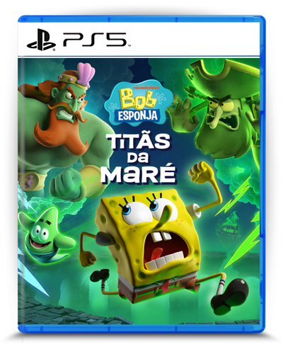 BOB ESPONJA TITÃS DA MARÉ - PS5 MÍDIA DIGITAL