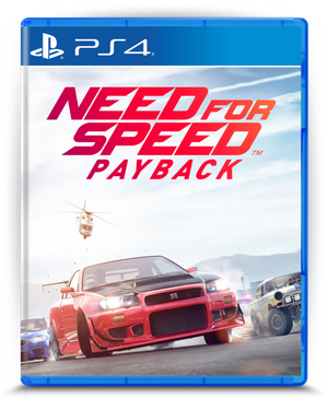 Need for Speed Payback PS4 mídia digital - capa