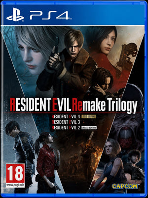 Resident Evil Remake Trilogy PS4 mídia digital - capa