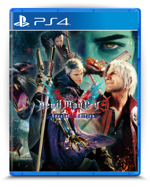 Devil May Cry 5 PS4 mídia digital - capa