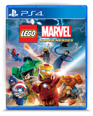 LEGO Marvel Super Heroes PS4 mídia digital - capa