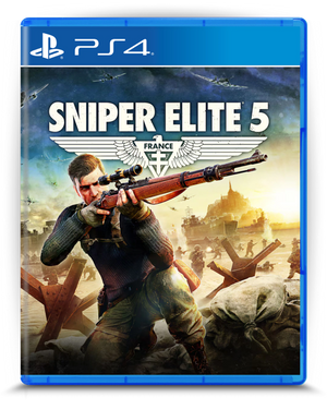 Sniper Elite 5 PS4 mídia digital - capa