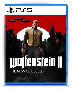 Wolfenstein 2 PS5 mídia digital - capa