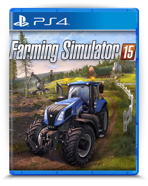 Farming Simulator 15 PS4 mídia digital - capa