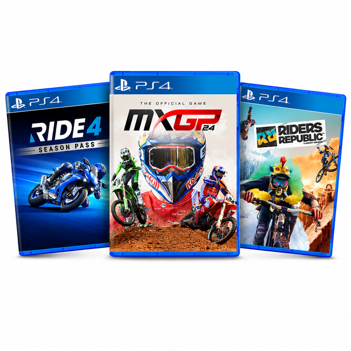 Ride 4 + Riders Republic + MXGP 2020 - PS4 MÍDIA DIGITAL