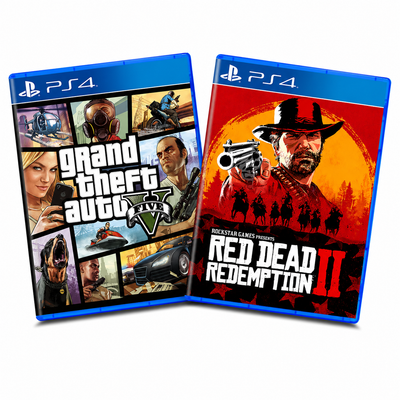 GTA 5 - Grand Theft Auto V + Red Dead Redemption 2 - PS4 MÍDIA DIGITAL