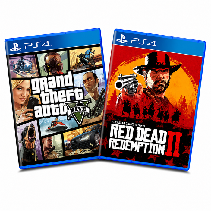 GTA 5 - Grand Theft Auto V + Red Dead Redemption 2 - PS4 MÍDIA DIGITAL