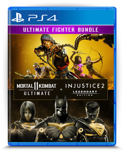 Pacote Mortal Kombat 11 Ultimate + Injustice 2 Ed. Lendária - PS4 MÍDIA DIGITAL