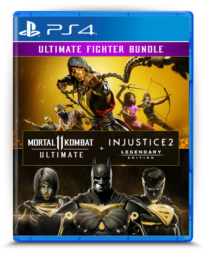 Pacote Mortal Kombat 11 Ultimate + Injustice 2 Ed. Lendária - PS4 MÍDIA DIGITAL