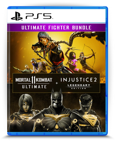 Pacote Mortal Kombat 11 Ultimate + Injustice 2 Ed. Lendária - PS5 MÍDIA DIGITAL