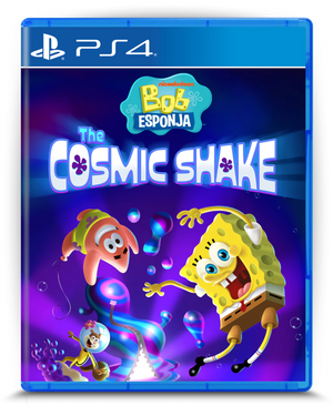 Bob Esponja the Cosmic Shake PS4 mídia digital - capa