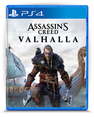 Assassin's Creed Valhalla PS4 mídia digital - capa