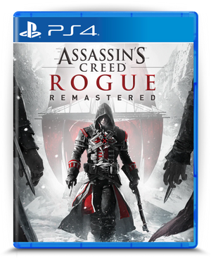 Assassin's Creed Rogue Remastered PS4 mídia digital - capa