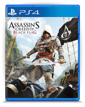 Assassin’s Creed IV Black Flag PS4 mídia digital - capa