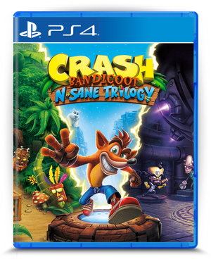 Crash Bandicoot N. Sane Trilogy PS4 mídia digital - capa