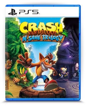 Crash Bandicoot N. Sane Trilogy PS5 mídia digital - capa