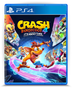 Crash Bandicoot 4: About Time PS4 mídia digital - capa