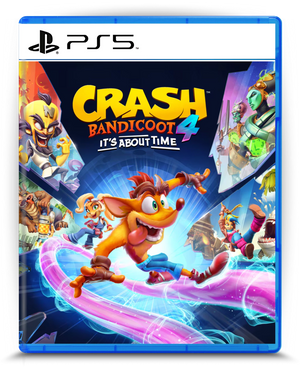 Crash Bandicoot 4: About Time PS5 mídia digital - capa