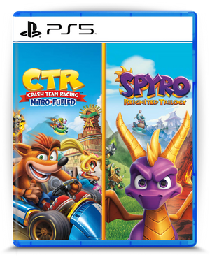 Pacote de Jogos - Crash Team Racing Nitro-Fueled + Spyro PS5 mídia digital - capa
