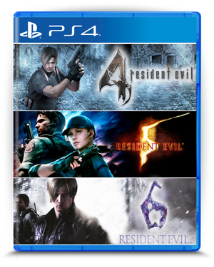 Pacote Triplo Resident Evil PS4 mídia digital - capa