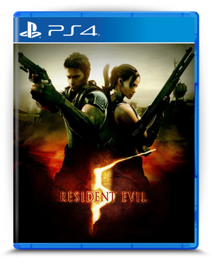 Resident Evil 5 PS4 mídia digital - capa