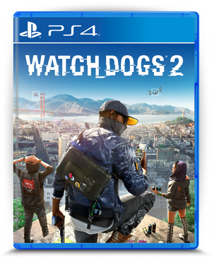 Watch Dogs 2 PS4 mídia digital - capa