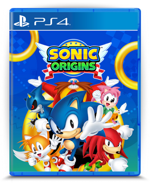 Sonic Origins PS4 mídia digital - capa