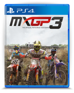 MXGP3 - The Official Motocross Videogame PS4 mídia digital - capa