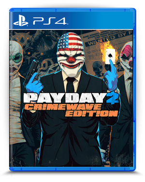 Payday 2: Crimewave Edition PS4 mídia digital - capa