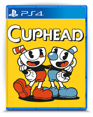 Cuphead PS4 mídia digital - capa