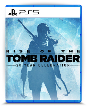 Rise of the Tomb Raider: Comemoração de 20 anos PS5 mídia digital - capa