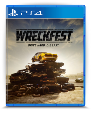 Wreckfest PS4 mídia digital - capa