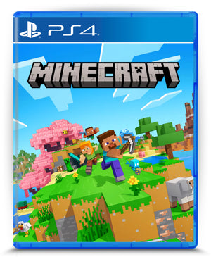 Minecraft PS4 mídia digital - capa