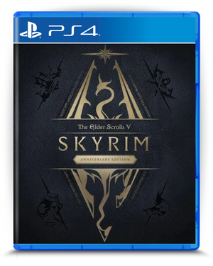 The Elder Scrolls V: Skyrim Anniversary Edition PS4 mídia digital - capa