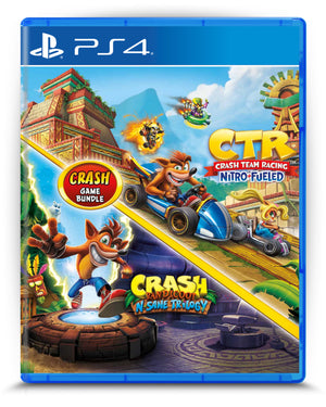 Crash Bandicoot N. Sane Trilogy + CTR Nitro-Fueled PS4 mídia digital - capa