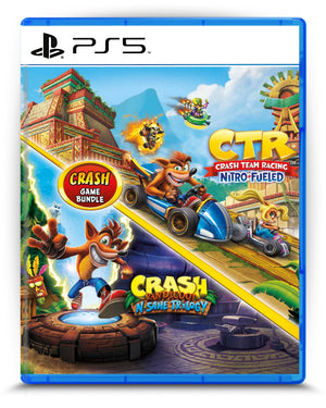 Crash Bandicoot N. Sane Trilogy + CTR Nitro-Fueled PS5 mídia digital - capa