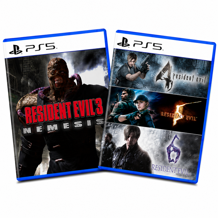 RESIDENT EVIL 3 NEMESIS + Pacote Triplo Resident Evil - PS5 MÍDIA DIGITAL