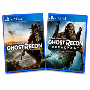 Tom Clancy's Ghost Recon Breakpoint + Tom Clancy’s Ghost Recon Wildlands PS4 mídia digital - capa