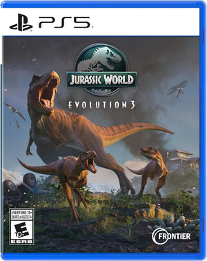 Jurassic World Evolution 3 PS5 mídia digital - capa