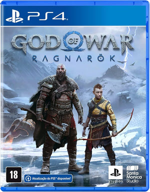 God of War Ragnarok PS4 mídia digital - capa