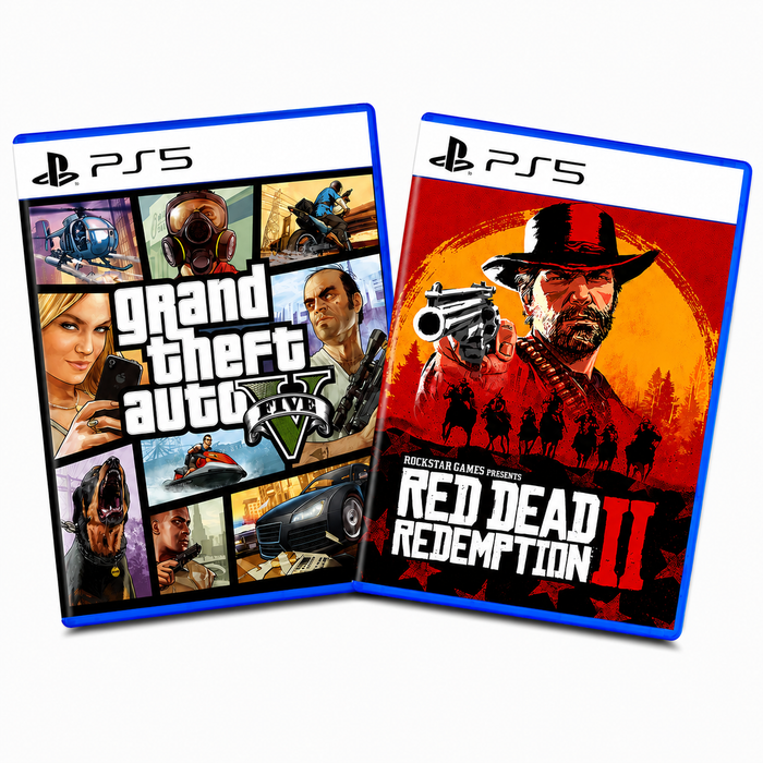 GTA 5 - Grand Theft Auto V + Red Dead Redemption 2 - PS5 MÍDIA DIGITAL