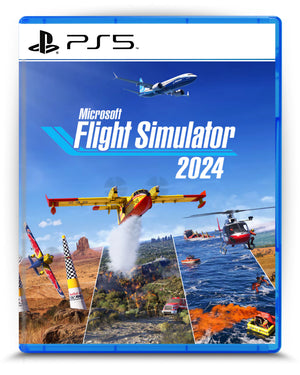 Flight Simulator 2024 PS5 mídia digital - capa