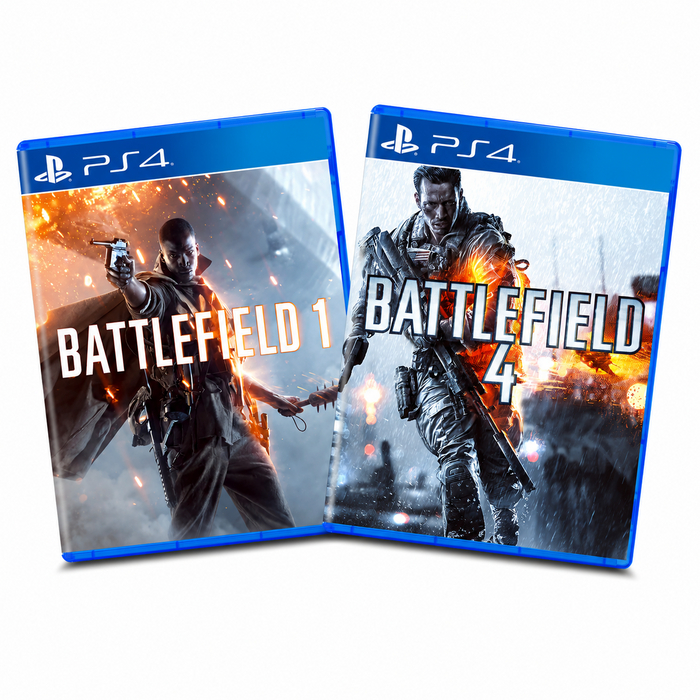 Battlefield 1 + Battlefield 4 - PS4 MÍDIA DIGITAL
