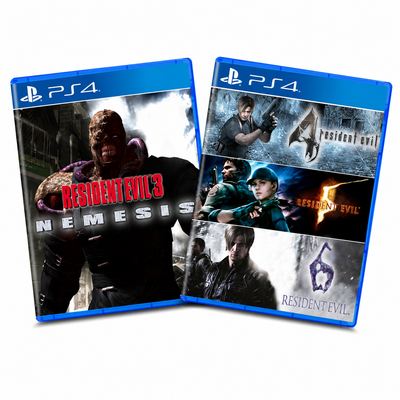 RESIDENT EVIL 3 NEMESIS + Pacote Triplo Resident Evil - PS4 MÍDIA DIGITAL