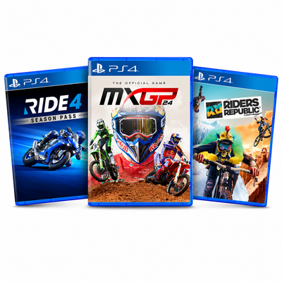 Ride 4 + Riders Republic + MXGP 2020 - PS4 MÍDIA DIGITAL